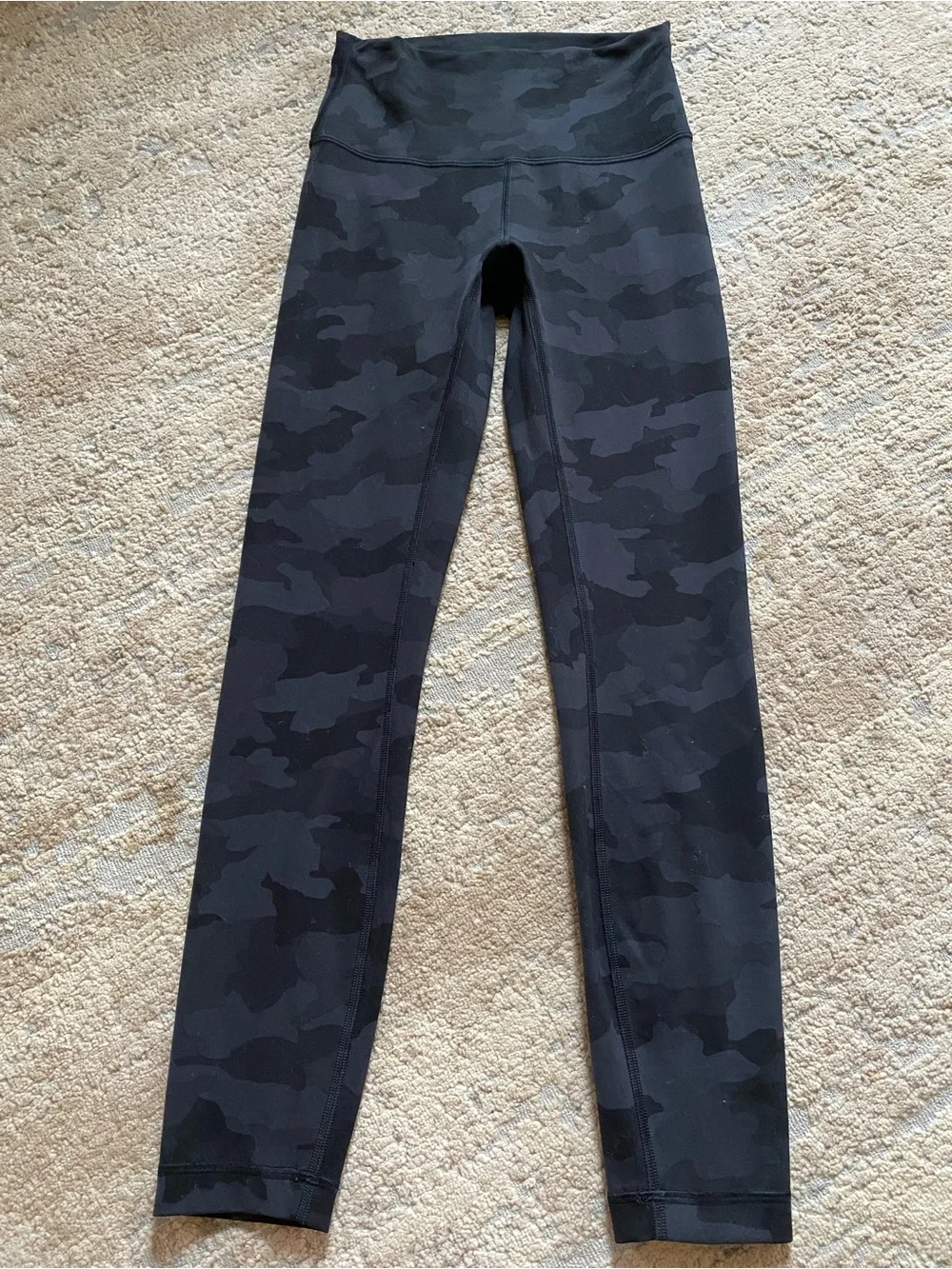 Lululemon Align Gray Black Camo High-Waist Leggings Workout Yoga Pants: 4